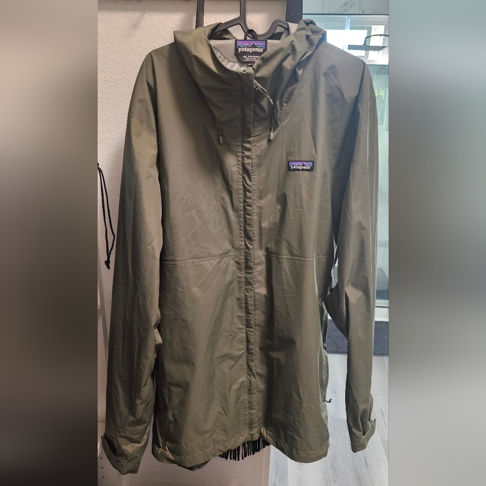 Patagonia Torrentshell 3L Olive Green Raincoat XXL